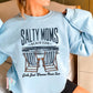 Salty Moms Beach Club Crewneck Sweatshirt