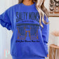 Salty Moms Beach Club Crewneck Sweatshirt Royal Blue / Small