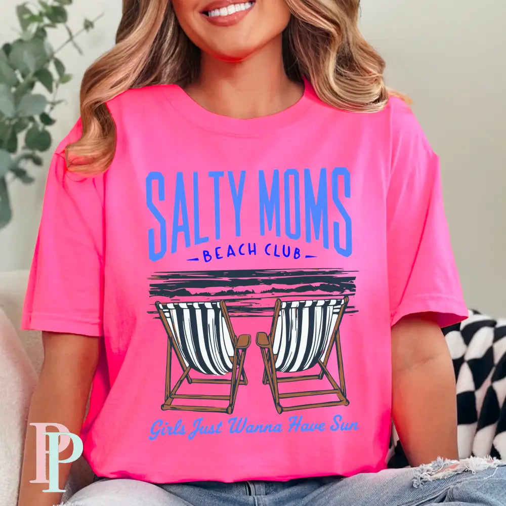 Salty Moms Beach Club DTF Transfer