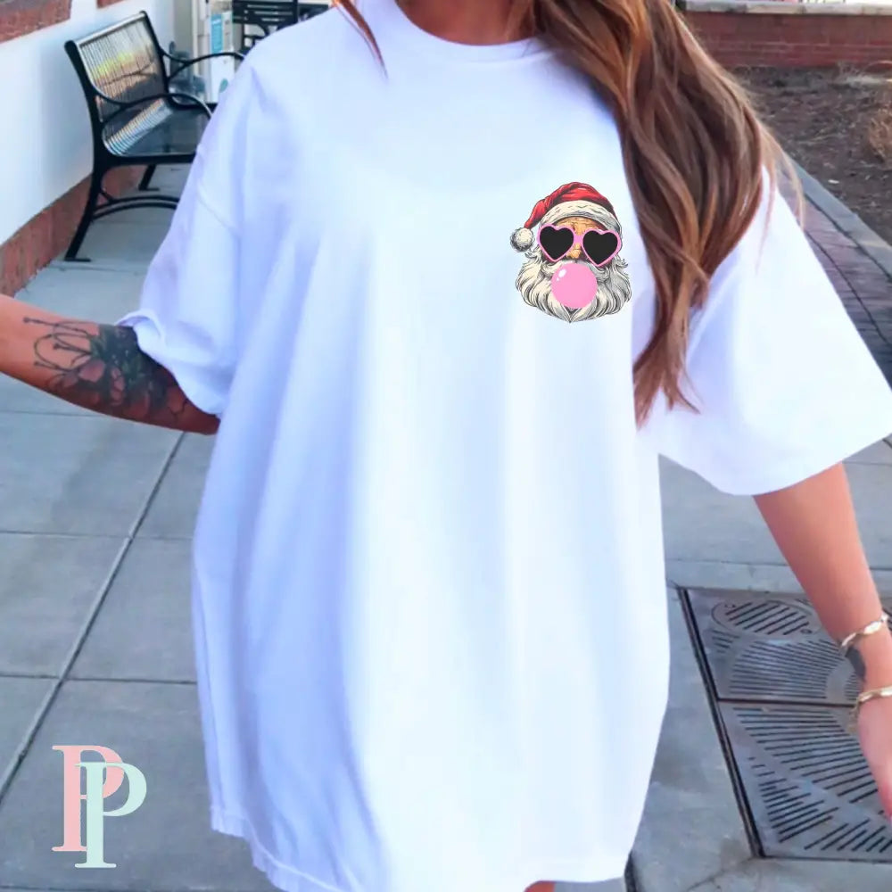 Santa Pink Bubblegum Pocket DTF Transfer