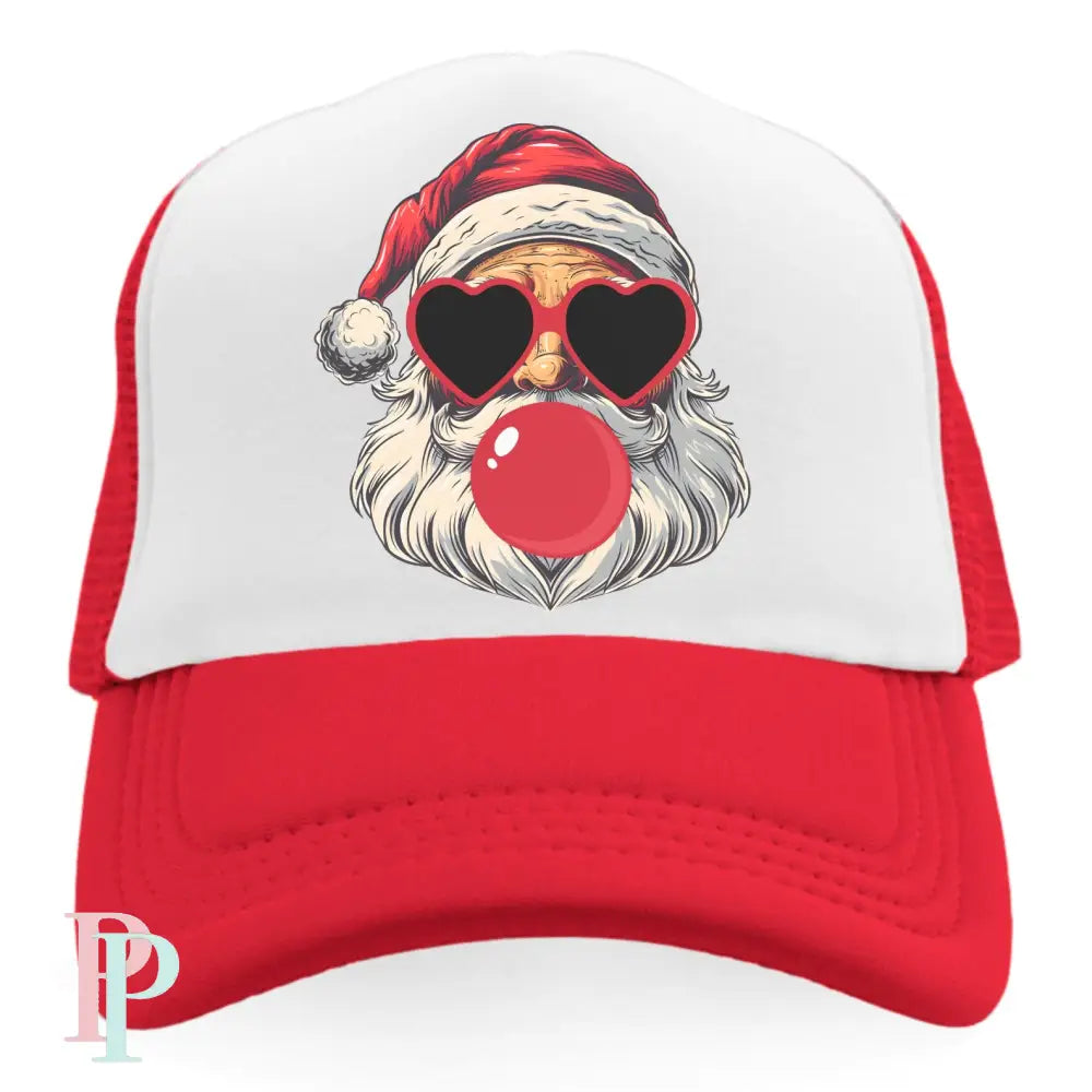 Santa Red Sunglasses Pocket / Hat DTF Transfer