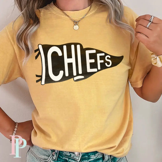 Sequoyah Chiefs Varisty Flag Comfort Color Graphic Tee