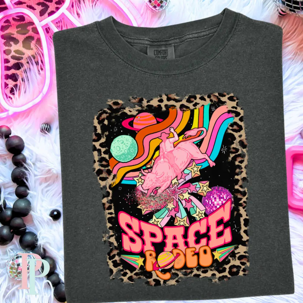 Space Rodeo Comfort Color Graphic Tee