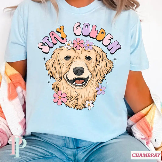 Stay Golden DTF Transfer