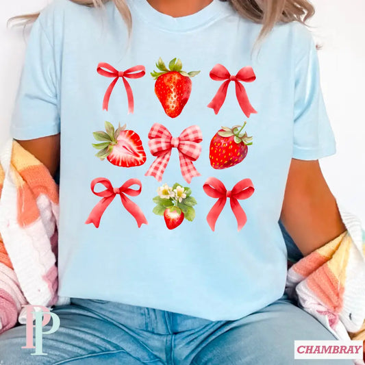 Strawberry Coquette Collage DTF Transfer