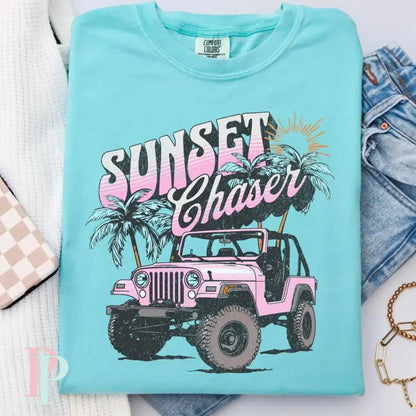 Sunset Chaser Comfort Color Graphic Tee