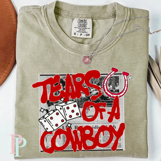 Tears Of A Cowboy DTF Transfer