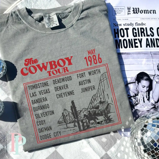 The Cowboy Tour DTF Transfer
