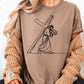 The Journey Jesus With Cross Screen Print Transfer
