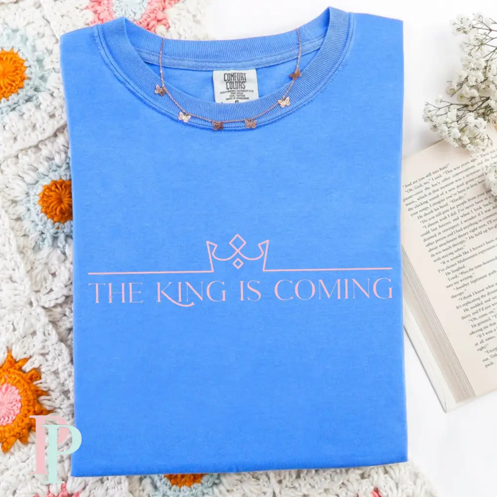 The King Is Coming Screen Print Transfer