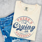 There’s No Crying In Baseball Comfort Color Graphic Tee