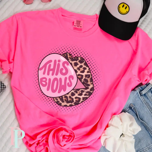This Blows Comfort Color Graphic Tee
