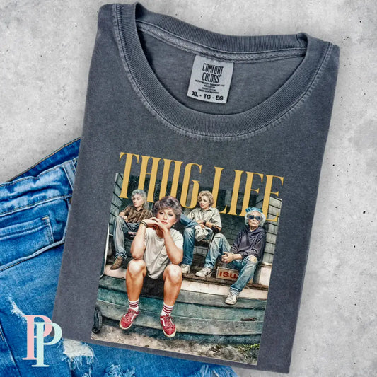 Thug Life Comfort Color Graphic Tee