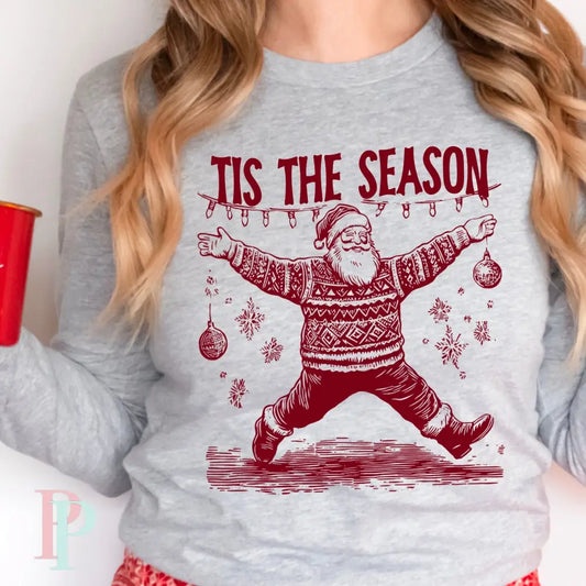 Tis The Season Long Sleeve Graphic Tee S