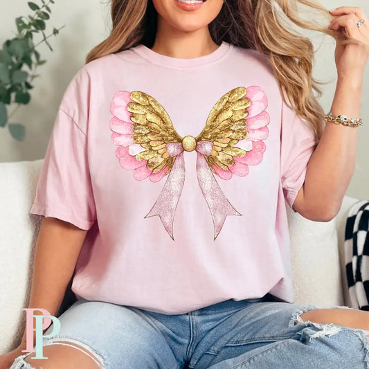 Valentine Coquette Angel Wings DTF Transfer