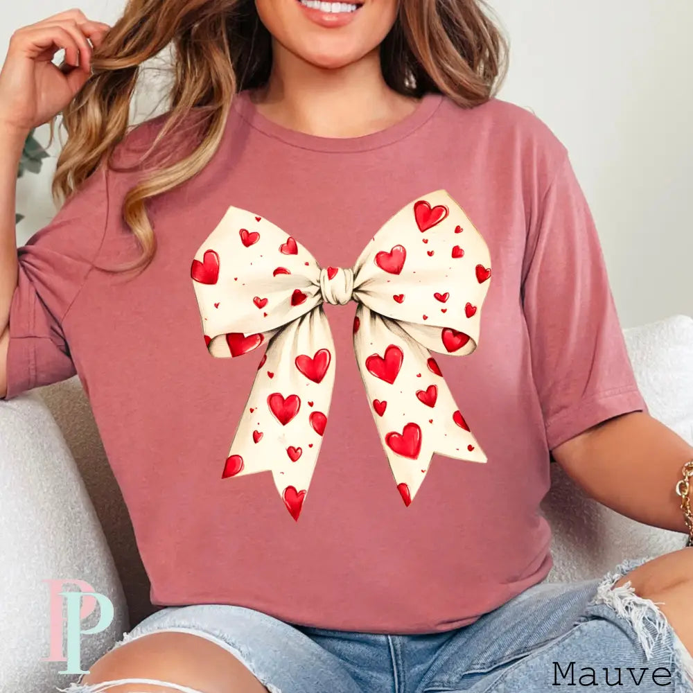 Valentine’s Bow DTF Transfer
