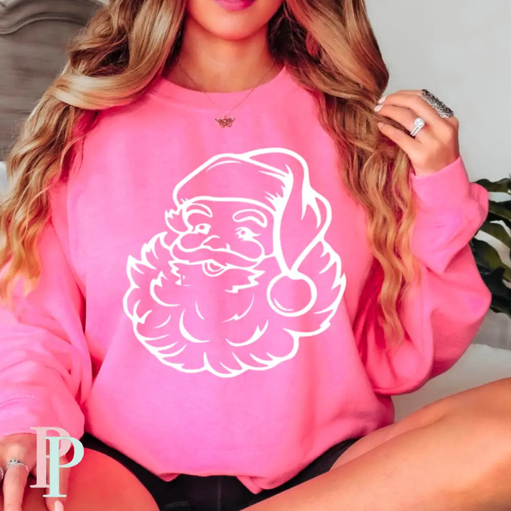 Vintage Santa Crewneck Sweatshirt Small