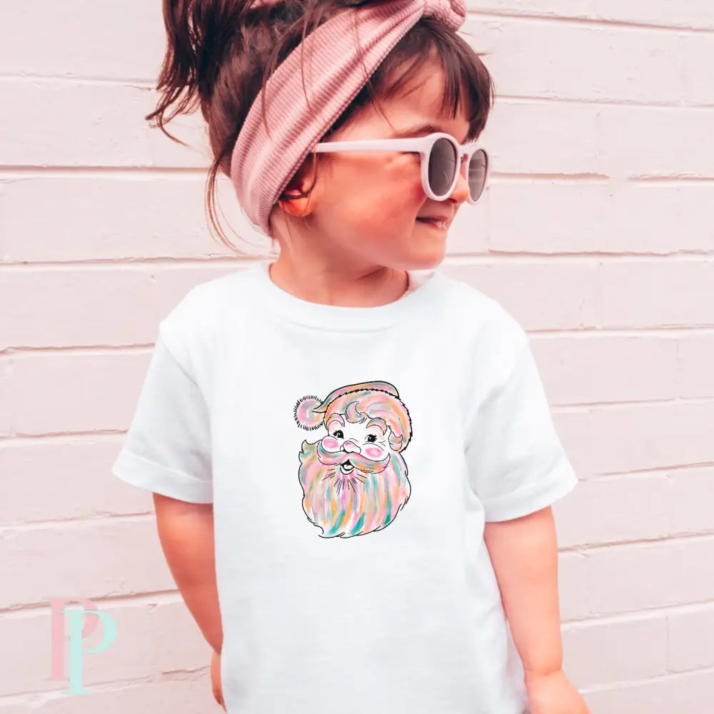 Watercolor Santa Toddler DTF Transfer