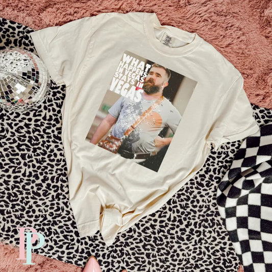 When In Vegas Comfort Color Graphic Tee