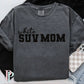 White SUV Mom Comfort Color Graphic Tee
