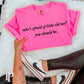Who’s Afraid Comfort Color Graphic Tee