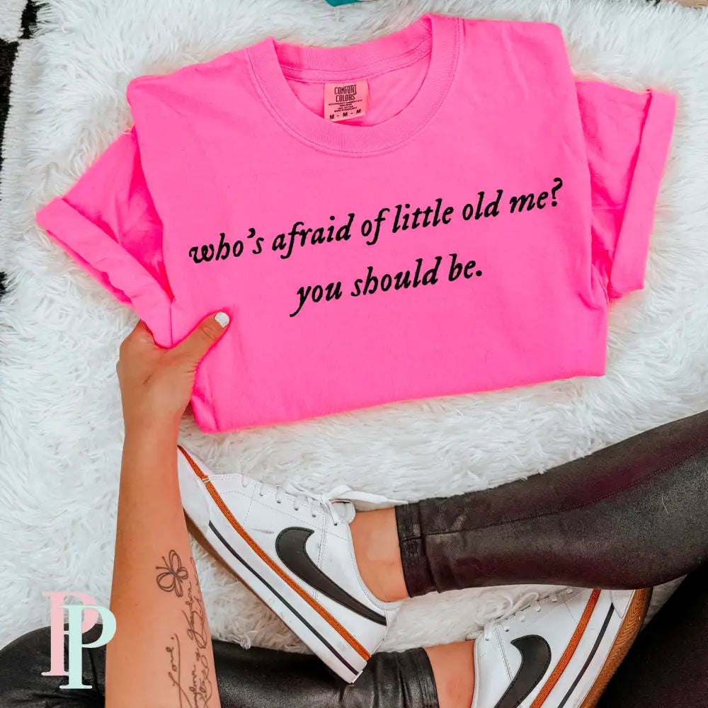 Who’s Afraid Comfort Color Graphic Tee