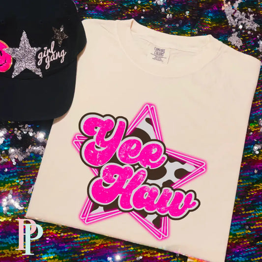 Yee Haw Comfort Color Graphic Tee